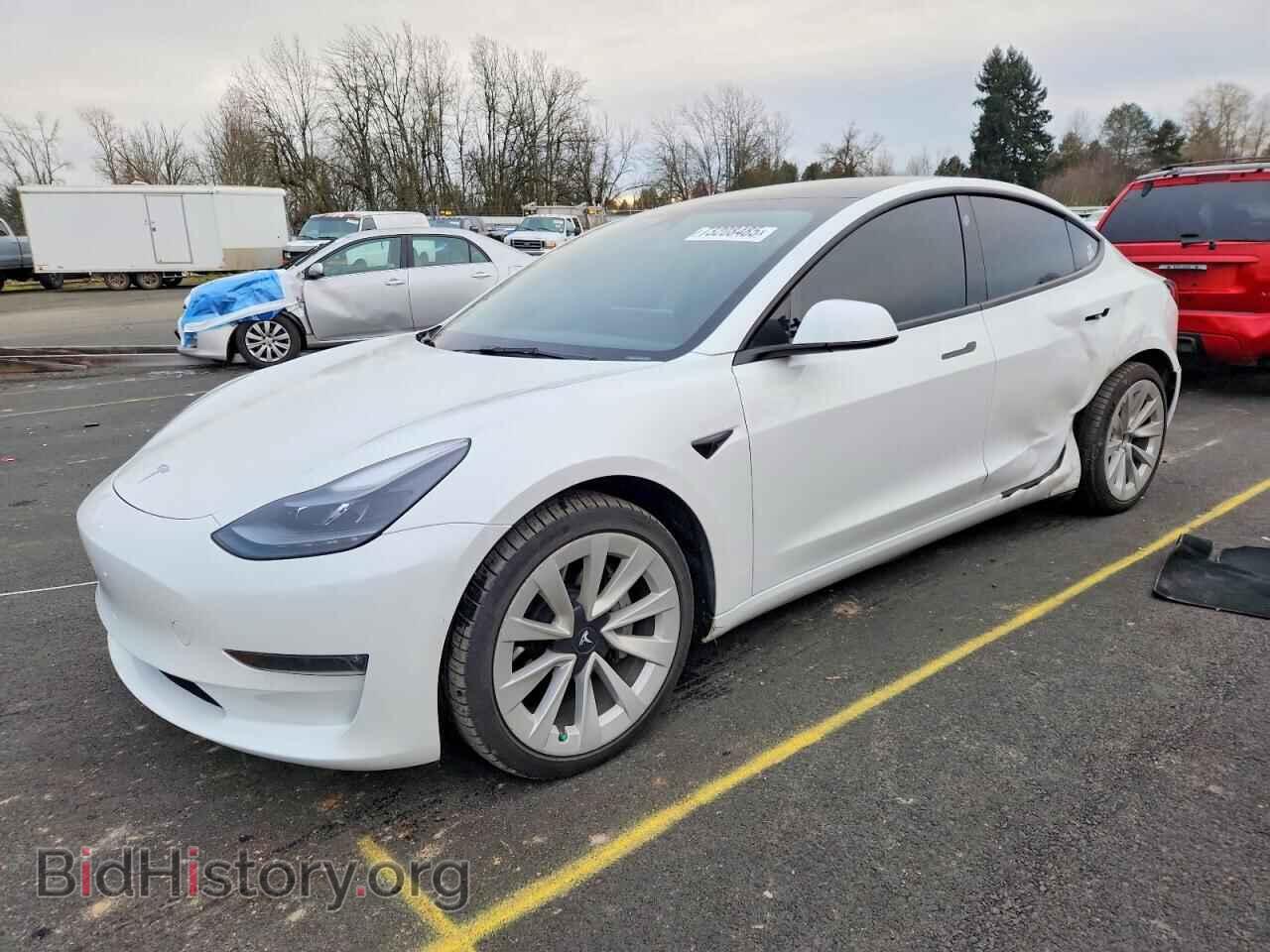 Photo 5YJ3E1EB7NF360387 - TESLA MODEL 3 2022