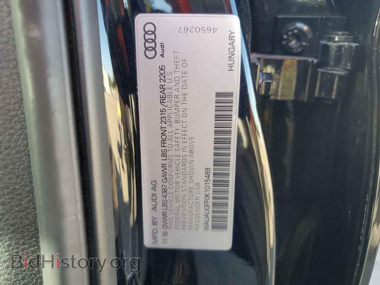 2019 AUDI A3 - VIN: WAUAUGFF0K1015489 - Photo 12