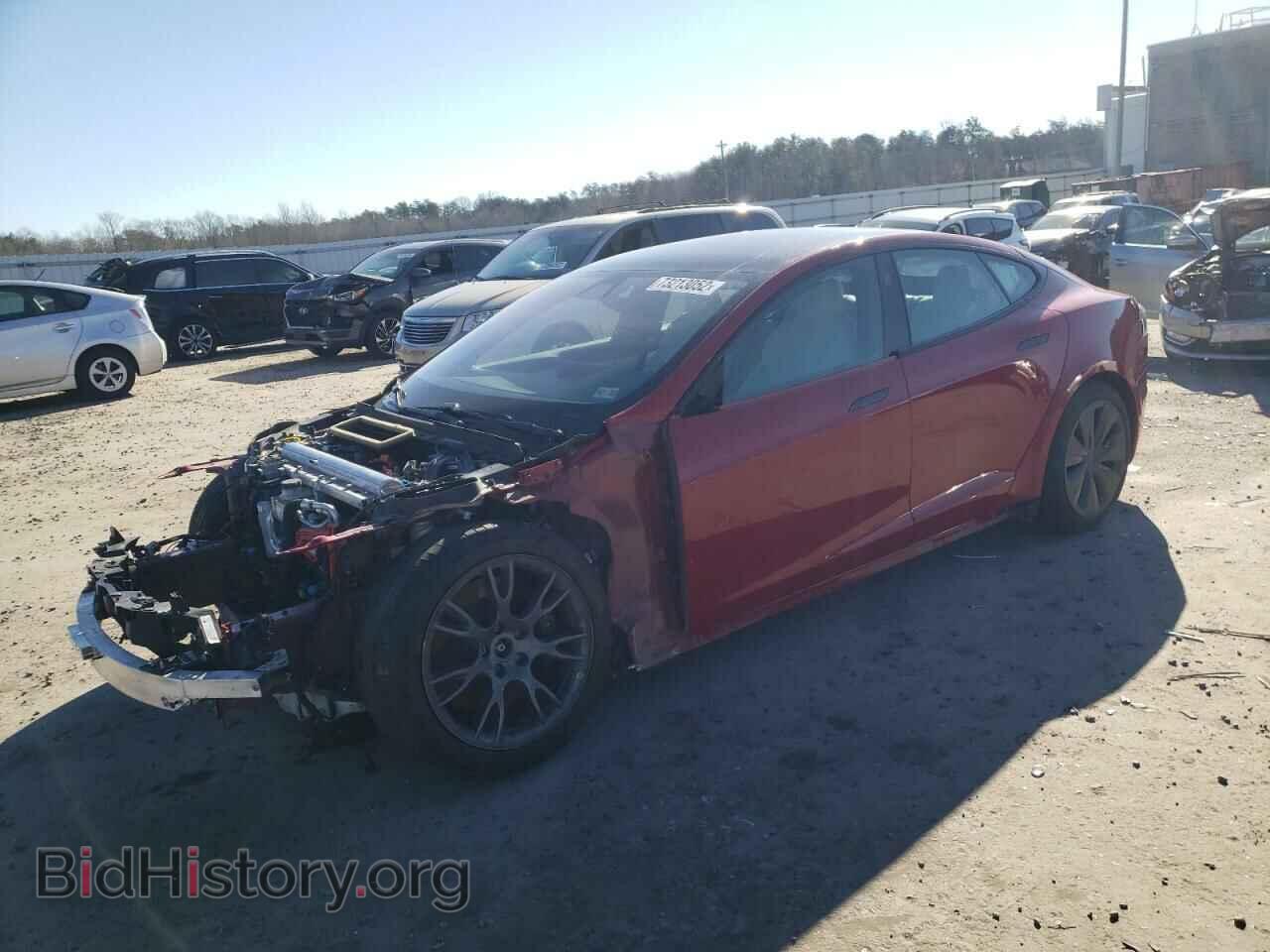 Photo 5YJSA1E67MF452673 - TESLA MODEL S 2021