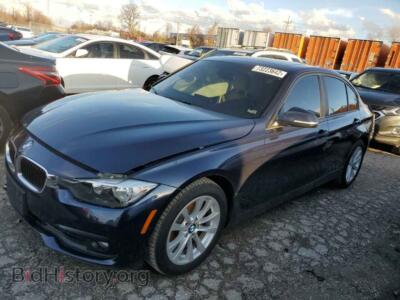 2017 BMW 3 SERIES 320 XI, черный — VIN WBA8E5G32HNU45384, Copart