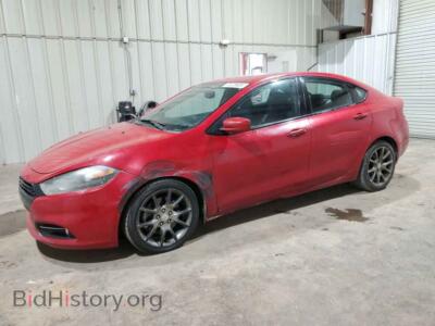2014 Dodge DART SXT, красный — VIN 1C3CDFBB3ED860806, Copart