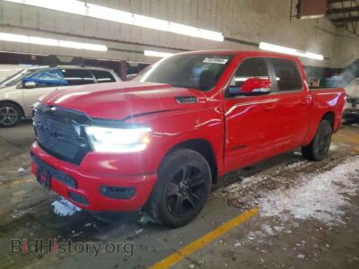 2020 RAM 1500 Big Horn/Lone Star, красный — VIN 1C6SRFFT2LN325153, Copart