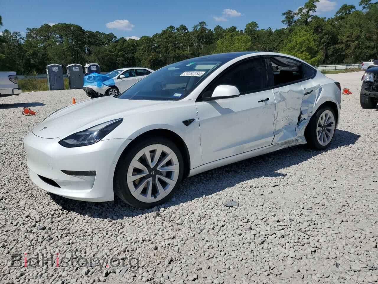 Фотография 5YJ3E1EB0NF129315 - TESLA MODEL 3 2022