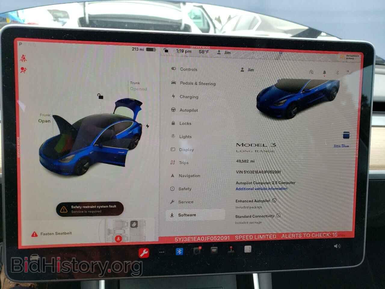 2018 TESLA MODEL 3 - VIN: 5YJ3E1EA0JF052091 - Photo 9