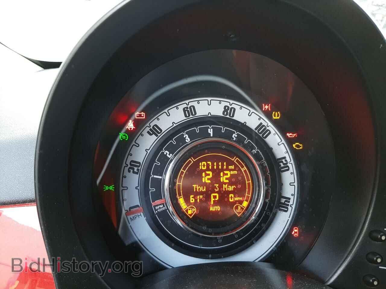 2012 FIAT 500 - VIN: 3C3CFFAR4CT365272 - Фото 9