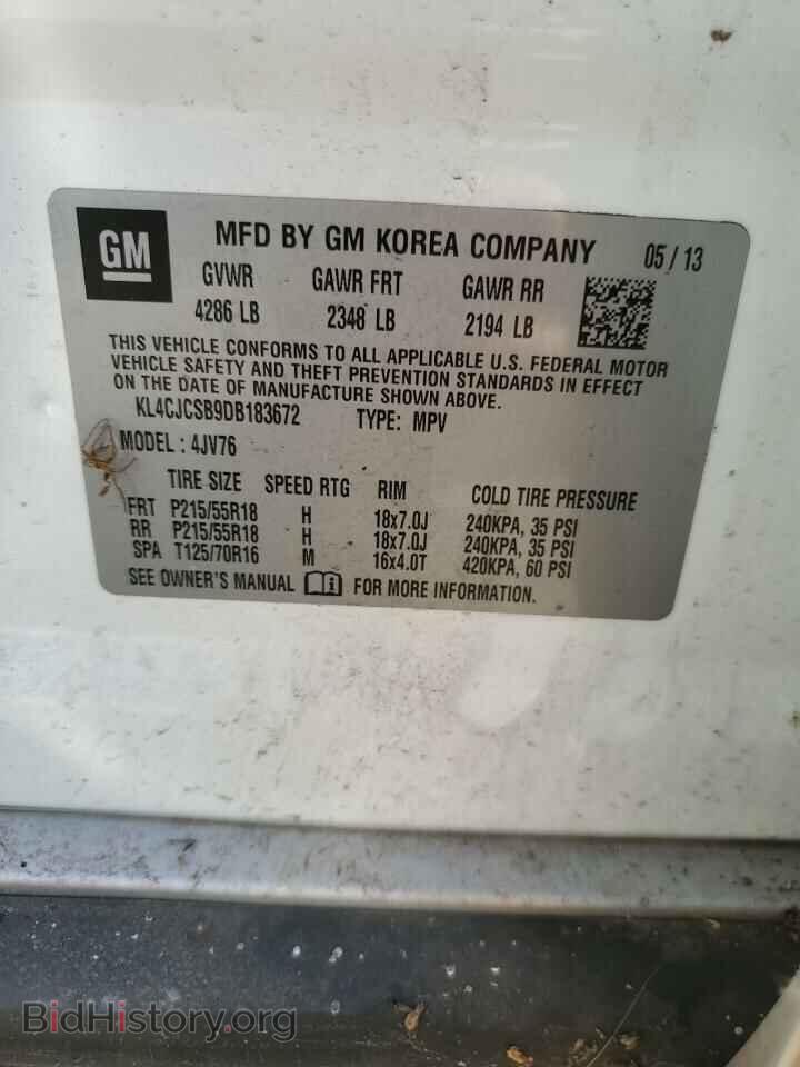 2013 BUICK ENCORE - VIN: KL4CJCSB9DB183672 - Photo 13