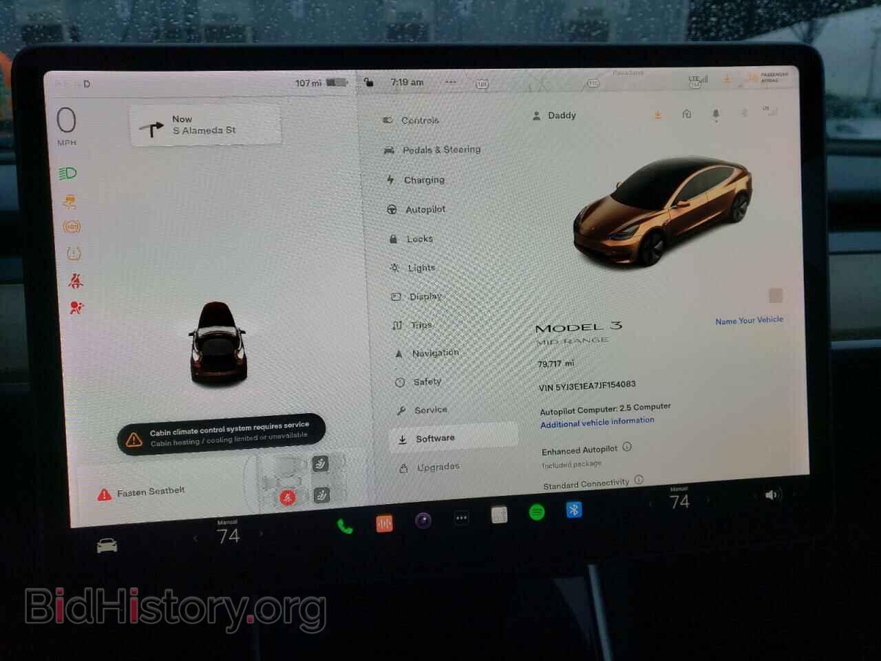 2018 TESLA MODEL 3 - VIN: 5YJ3E1EA7JF154083 - Photo 9