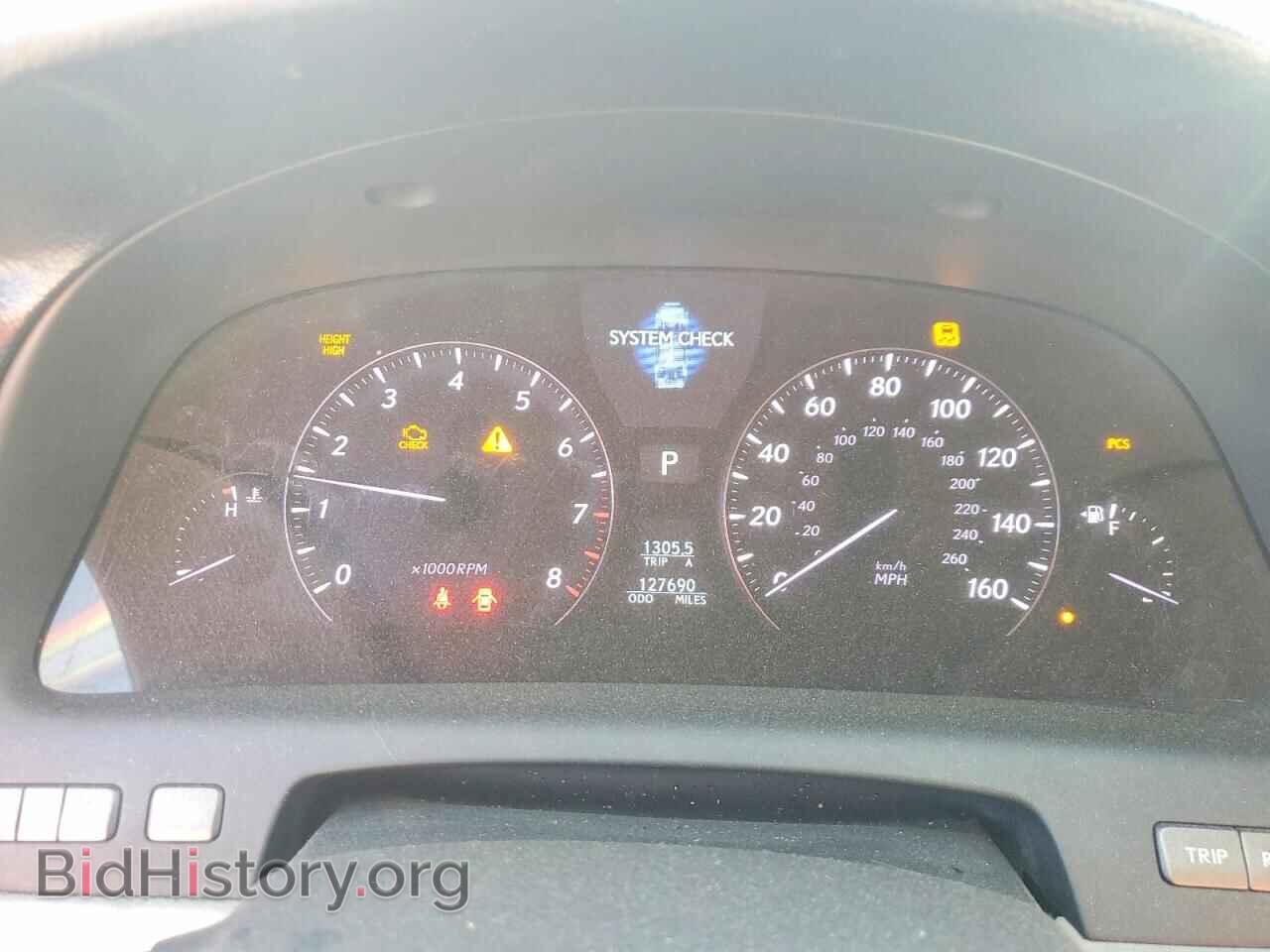 2007 LEXUS LS460 - VIN: JTHGL46F875017259 - Фото 9