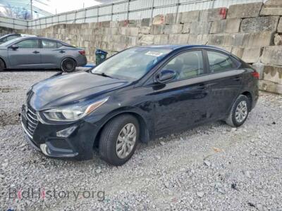 2020 Hyundai ACCENT SE, черный — VIN 3KPC24A60LE093289, Copart