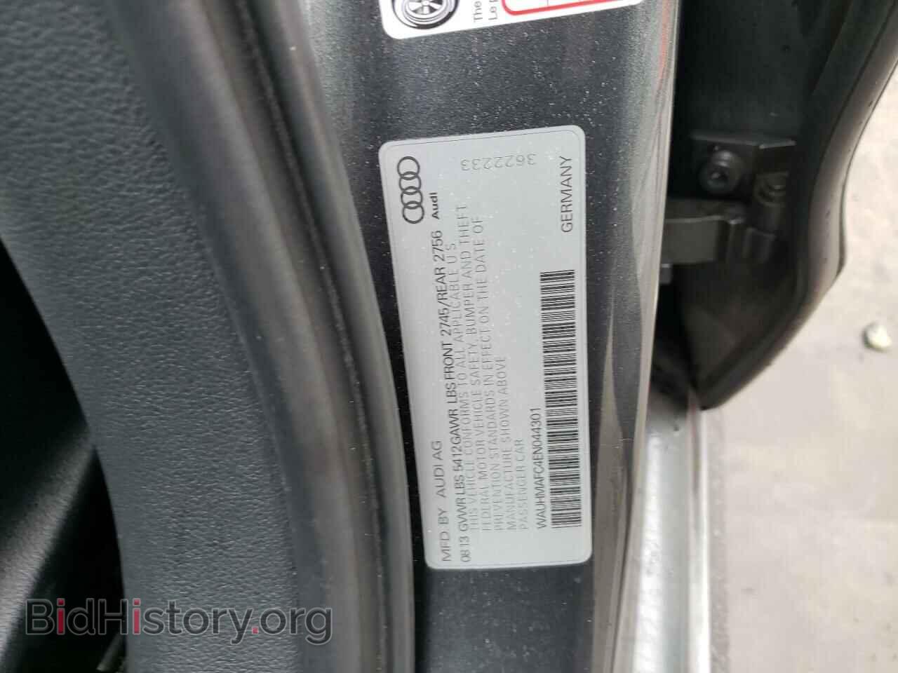 2014 AUDI A6 - VIN: WAUHMAFC4EN044301 - Фото 12