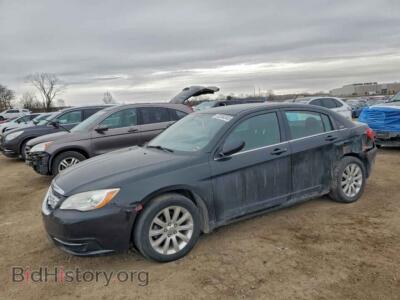 2012 Chrysler 200 Touring, черный — VIN 1C3CCBBB0CN236593, Copart