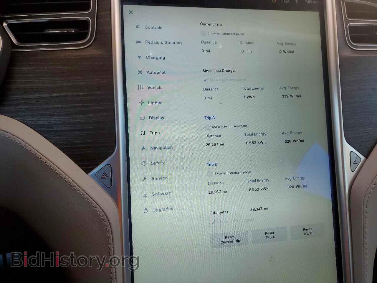 2015 TESLA MODEL S - VIN: 5YJSA1H41FF083208 - Фото 9