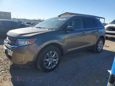 2013 Ford EDGE LIMITED, tan — VIN 2FMDK3KCXDBA17635, Copart