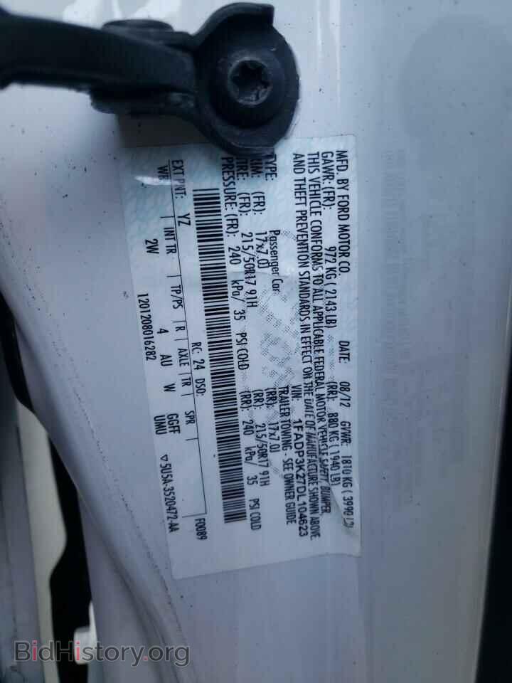 2013 FORD FOCUS - VIN: 1FADP3K27DL104623 - Photo 12