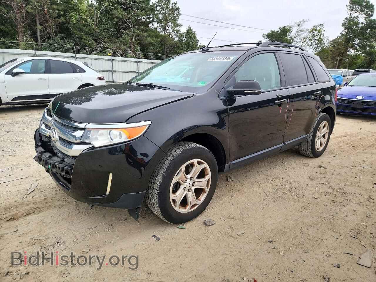 2014 Ford EDGE SEL (VIN 2FMDK3JC2EBA77721) — photo 1 of 13, Copart, damage: front end