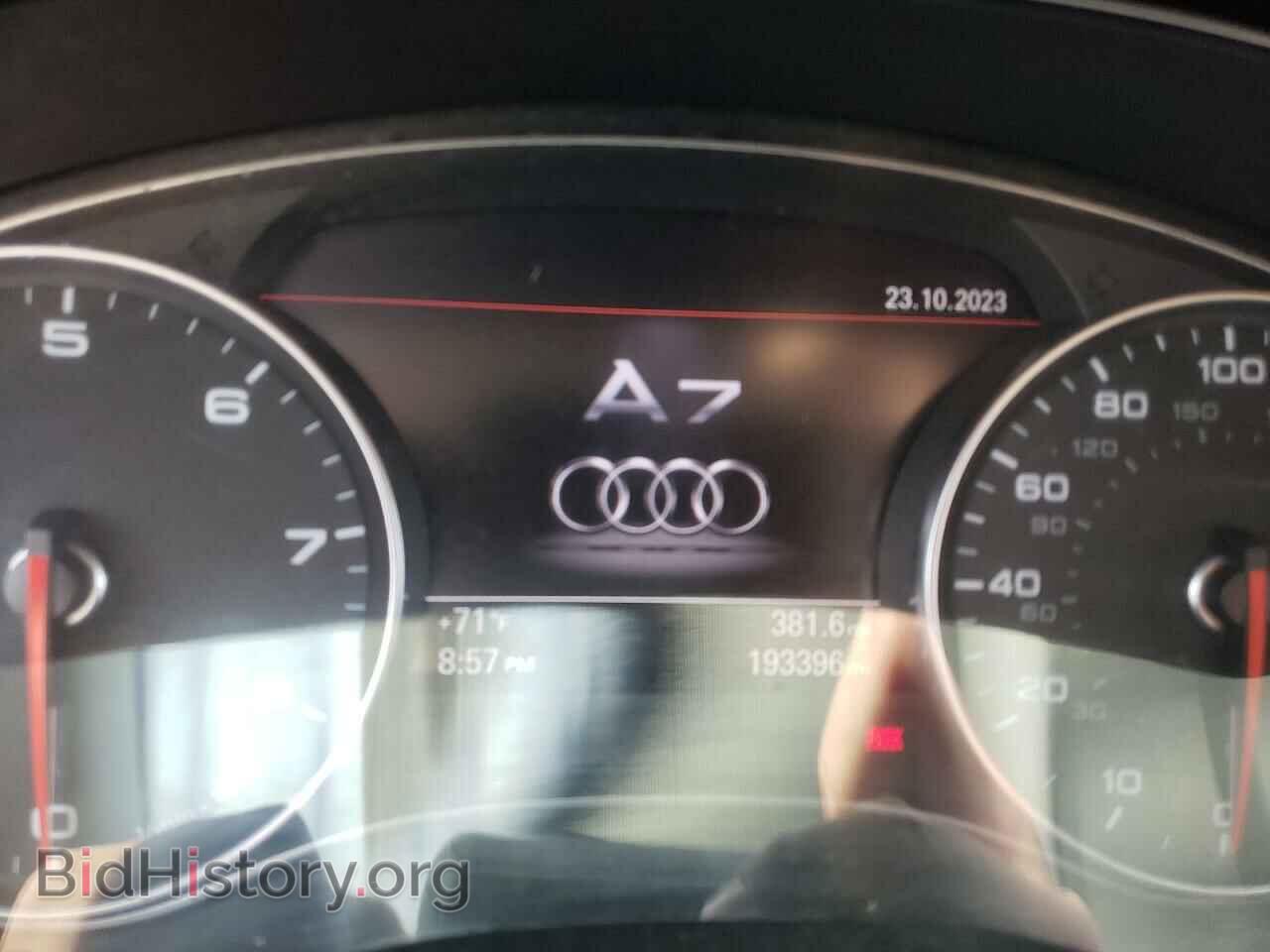 2012 AUDI A7 - VIN: WAUSGAFC2CN004597 - Фото 9