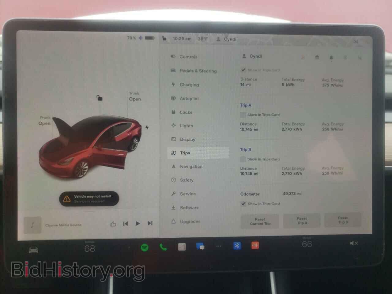 2019 TESLA MODEL 3 - VIN: 5YJ3E1EB7KF210596 - Фото 9
