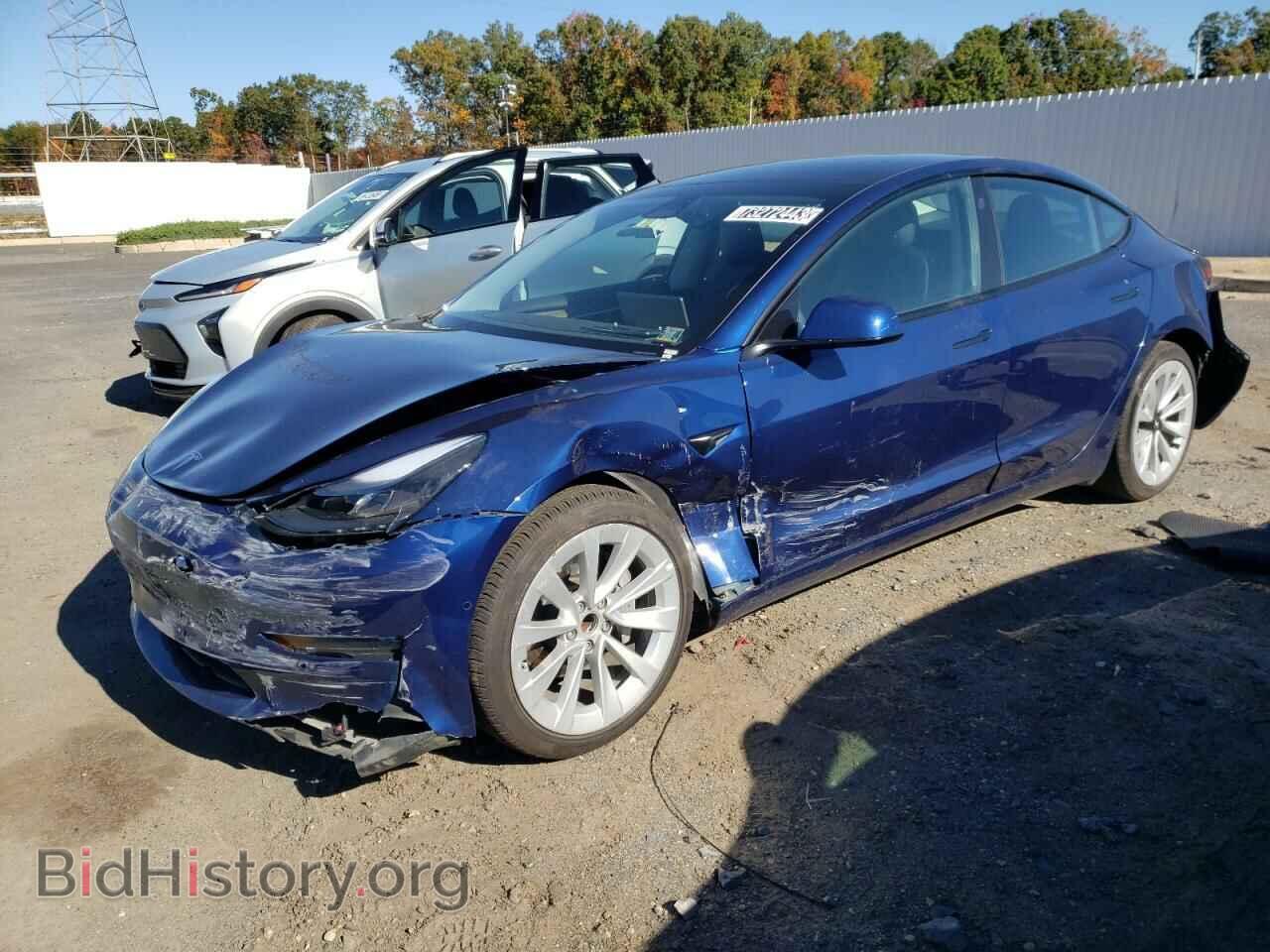Photo 5YJ3E1EA2NF190897 - TESLA MODEL 3 2022