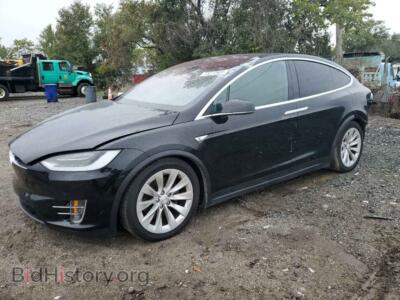 2016 Tesla MODEL X, черный — VIN 5YJXCBE22GF014585, Copart
