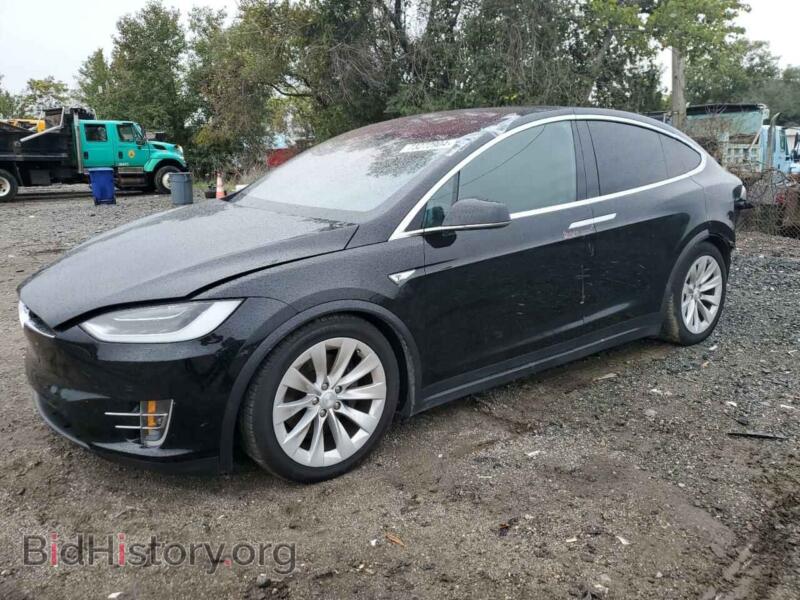 2016 Tesla MODEL X (VIN 5YJXCBE22GF014585) — фото 1 из 13, Copart, повреждение: задняя часть