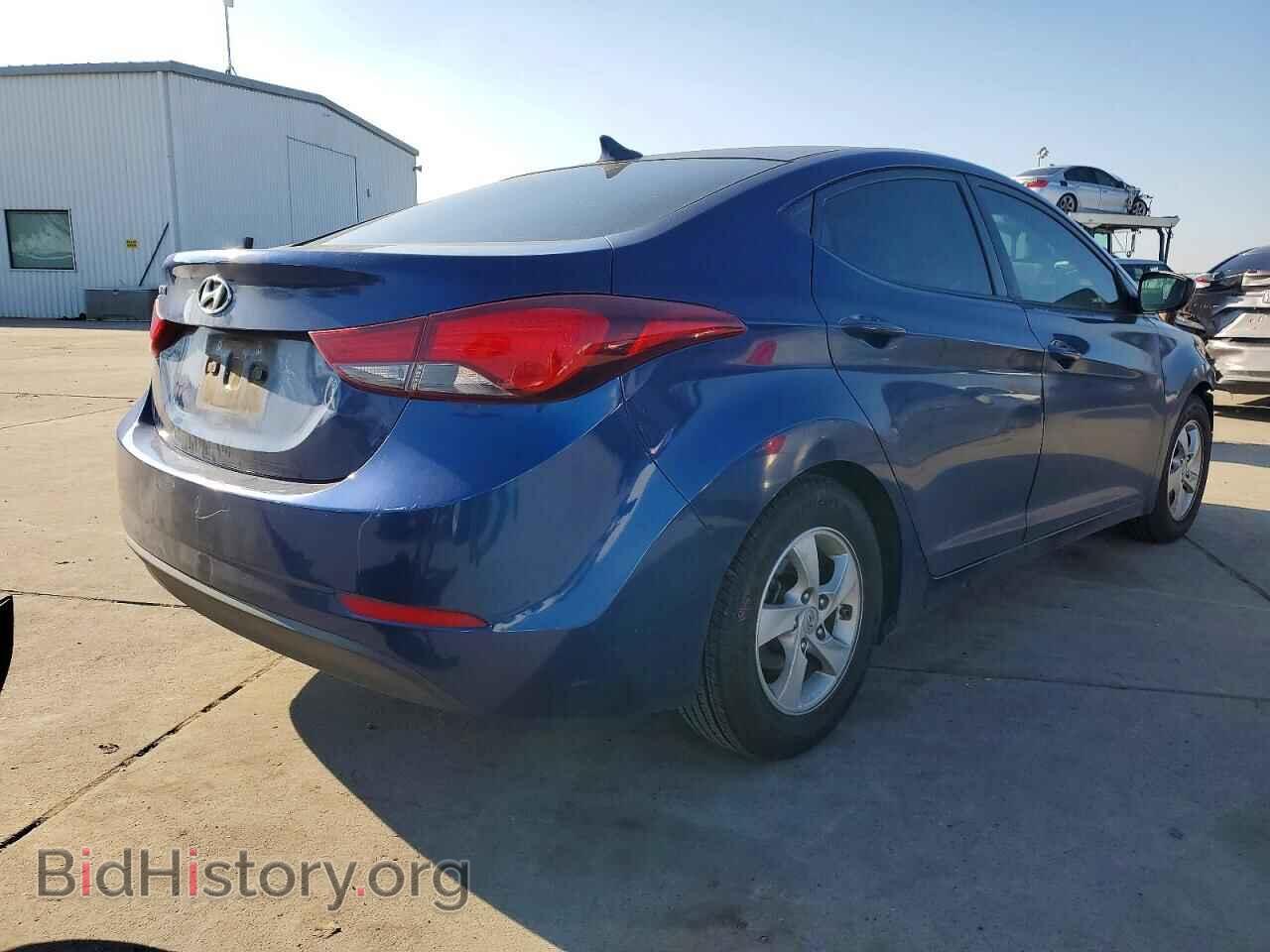 2015 HYUNDAI ELANTRA - VIN: 5NPDH4AE6FH644741 - Фото 3