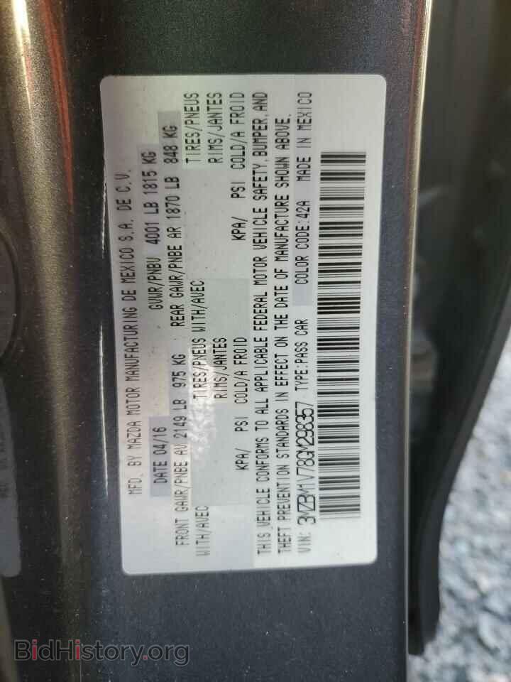 2016 MAZDA 3 - VIN: 3MZBM1V78GM298357 - Фото 12