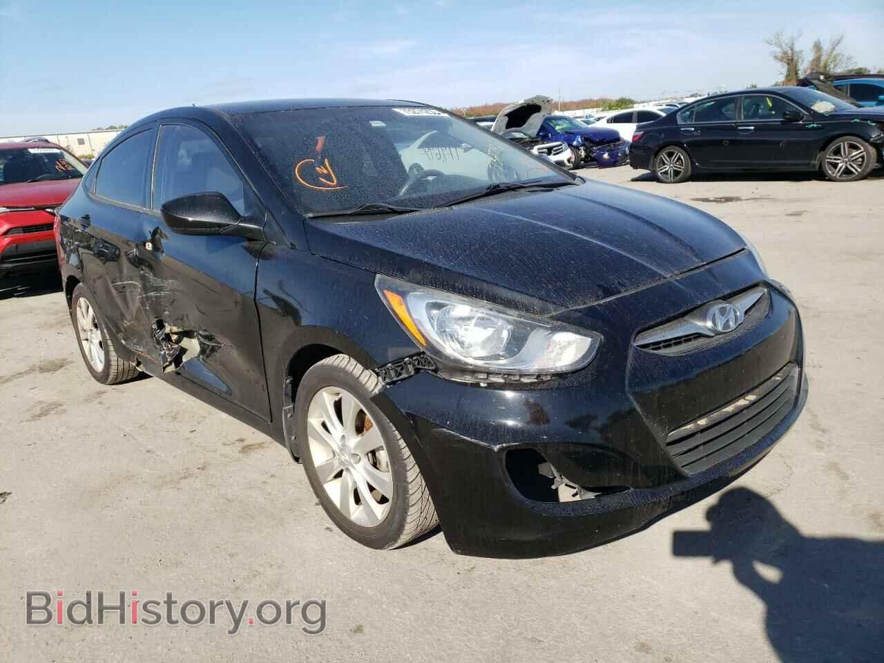 2013 HYUNDAI ACCENT - VIN: KMHCU4AE2DU443733 - Фото 4