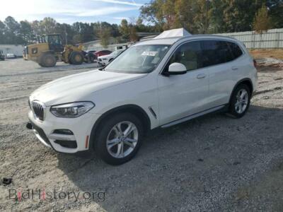 2020 BMW X3 X3 SDRIVE3, белый — VIN 5UXTY3C08LLU72581, Copart