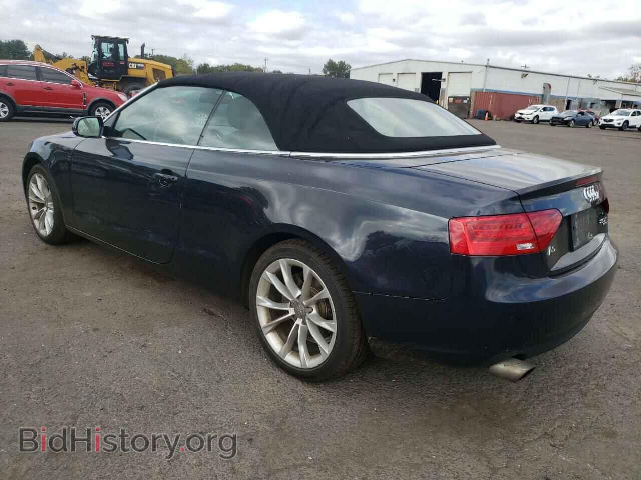 2013 AUDI A5 - VIN: WAULFAFH1DN001243 - Photo 2