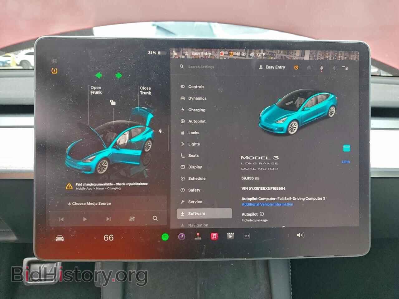 2022 TESLA MODEL 3 - VIN: 5YJ3E1EBXNF168994 - Photo 9