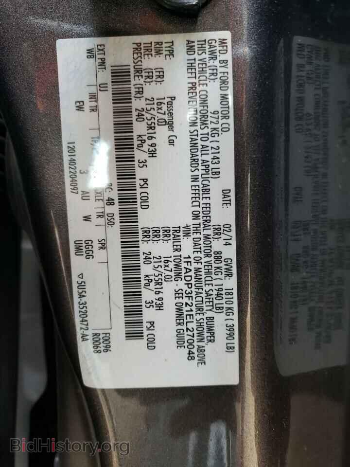 2014 FORD FOCUS - VIN: 1FADP3F21EL270048 - Photo 12