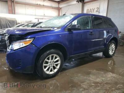 2013 Ford EDGE SE, синий — VIN 2FMDK3GC9DBB35524, Copart