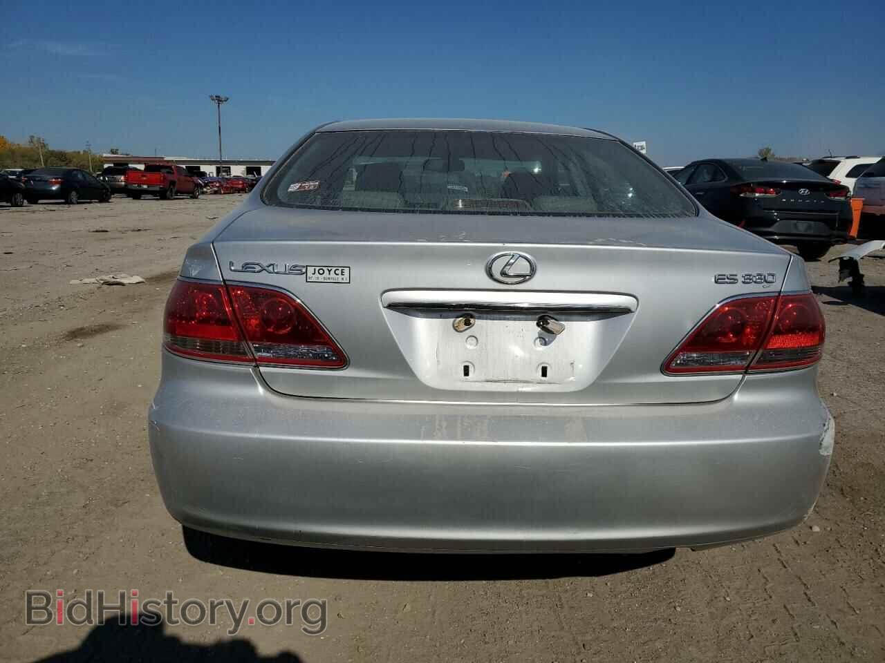 2006 LEXUS ES330 - VIN: JTHBA30G565160289 - Фото 6
