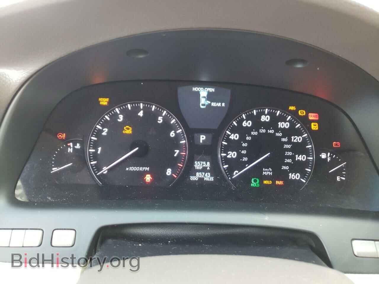 2010 LEXUS LS460 - VIN: JTHCL5EF5A5008581 - Фото 9