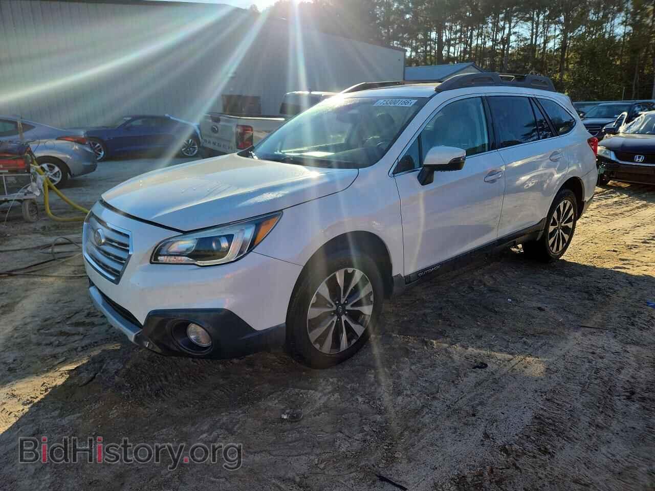 2017 Subaru OUTBACK 2.5I Limited (VIN 4S4BSANC2H3268047) — фото 1 из 15, Copart, повреждение: передняя часть