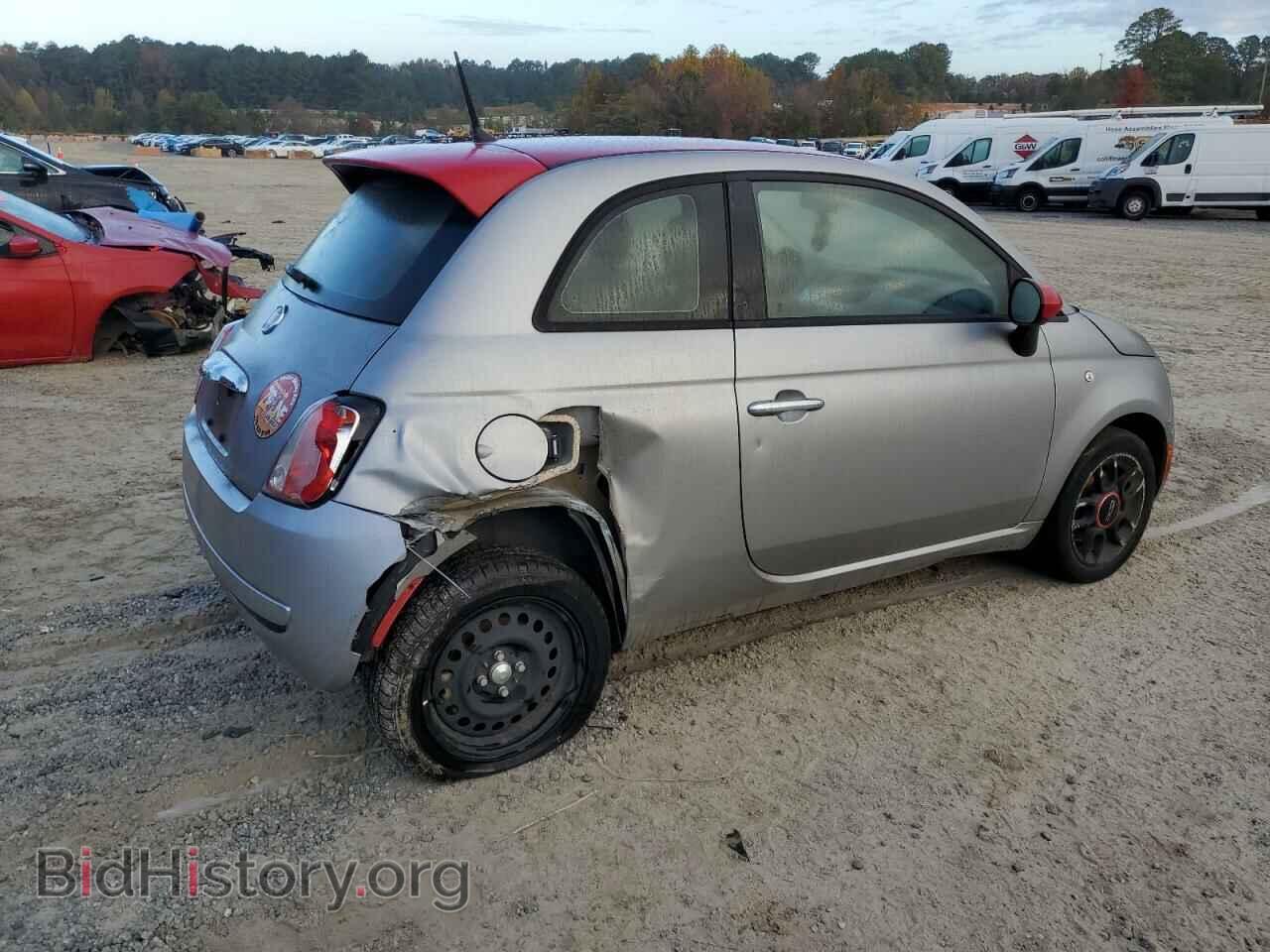 2015 FIAT 500 - VIN: 3C3CFFAR9FT636766 - Фото 3