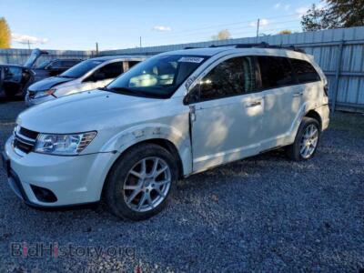 2017 Dodge JOURNEY SXT, white — VIN 3C4PDCCG3HT514808, Copart