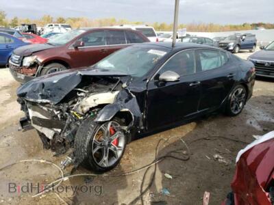 2018 Kia STINGER GT2, черный — VIN KNAE55LC8J6020132, Copart