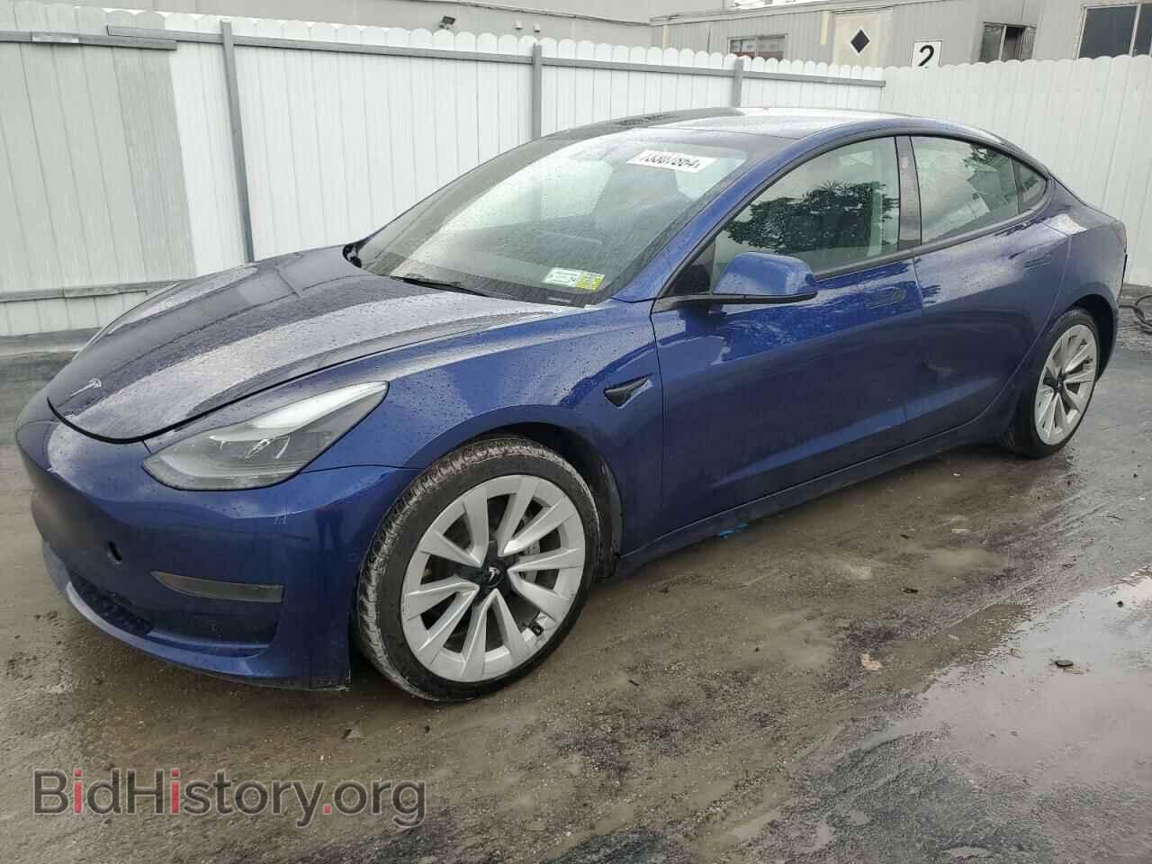 Photo 5YJ3E1EA3NF369871 - TESLA MODEL 3 2022