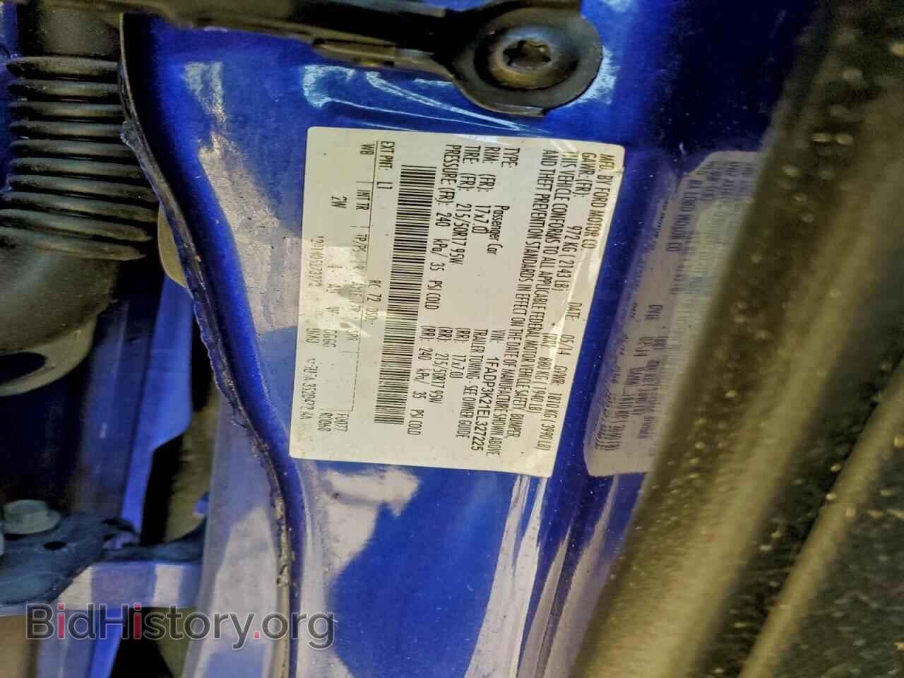 2014 FORD FOCUS - VIN: 1FADP3K21EL327225 - Фото 12