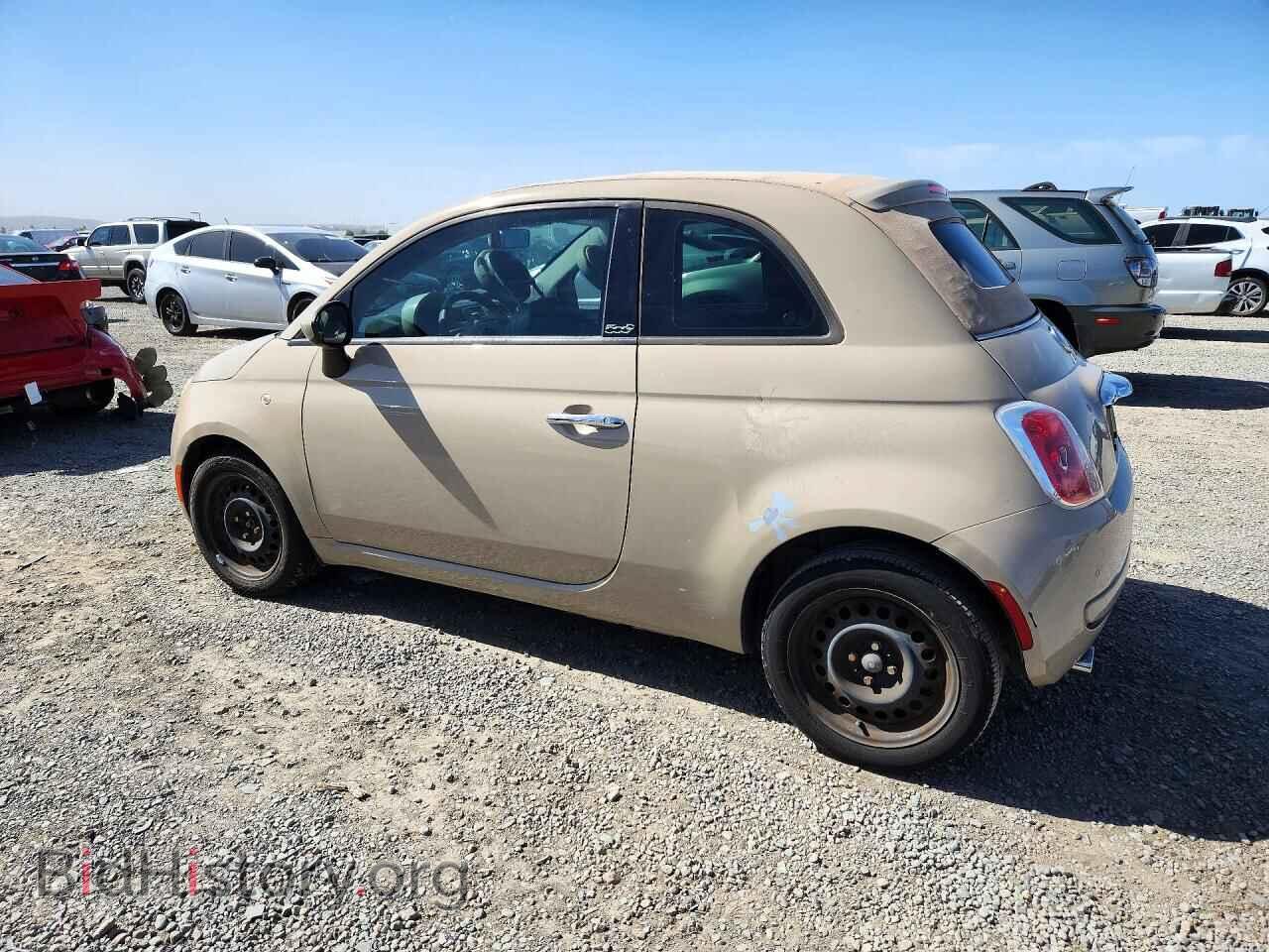 2012 FIAT 500 - VIN: 3C3CFFDR7CT382501 - Фото 2
