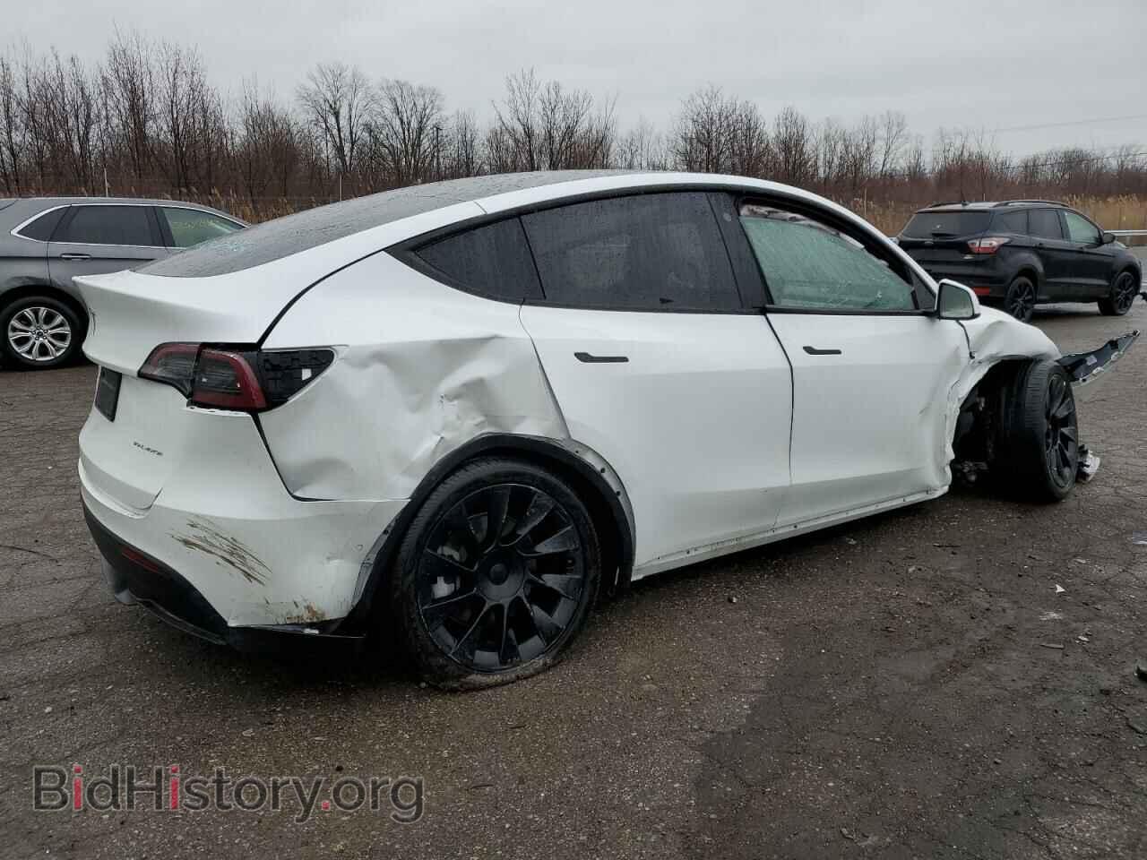 2022 TESLA MODEL Y - VIN: 7SAYGDEEXNF480571 - Фото 3