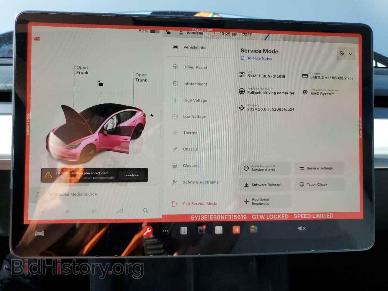 2022 TESLA MODEL 3 - VIN: 5YJ3E1EB8NF315619 - Фото 9