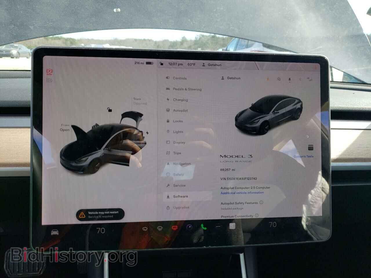 2018 TESLA MODEL 3 - VIN: 5YJ3E1EA9JF123742 - Фото 9