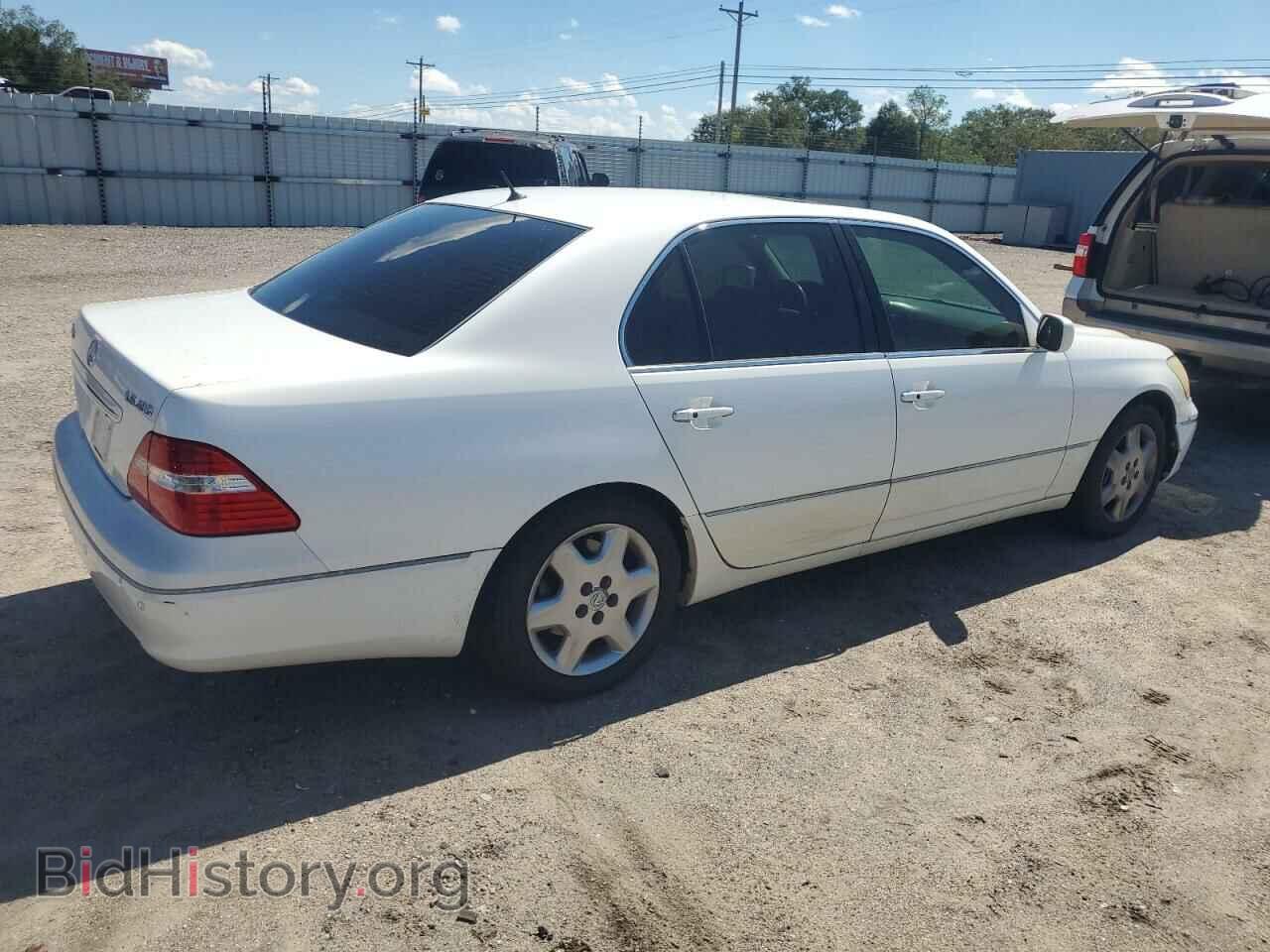 2005 LEXUS LS430 - VIN: JTHBN36F355002051 - Фото 3