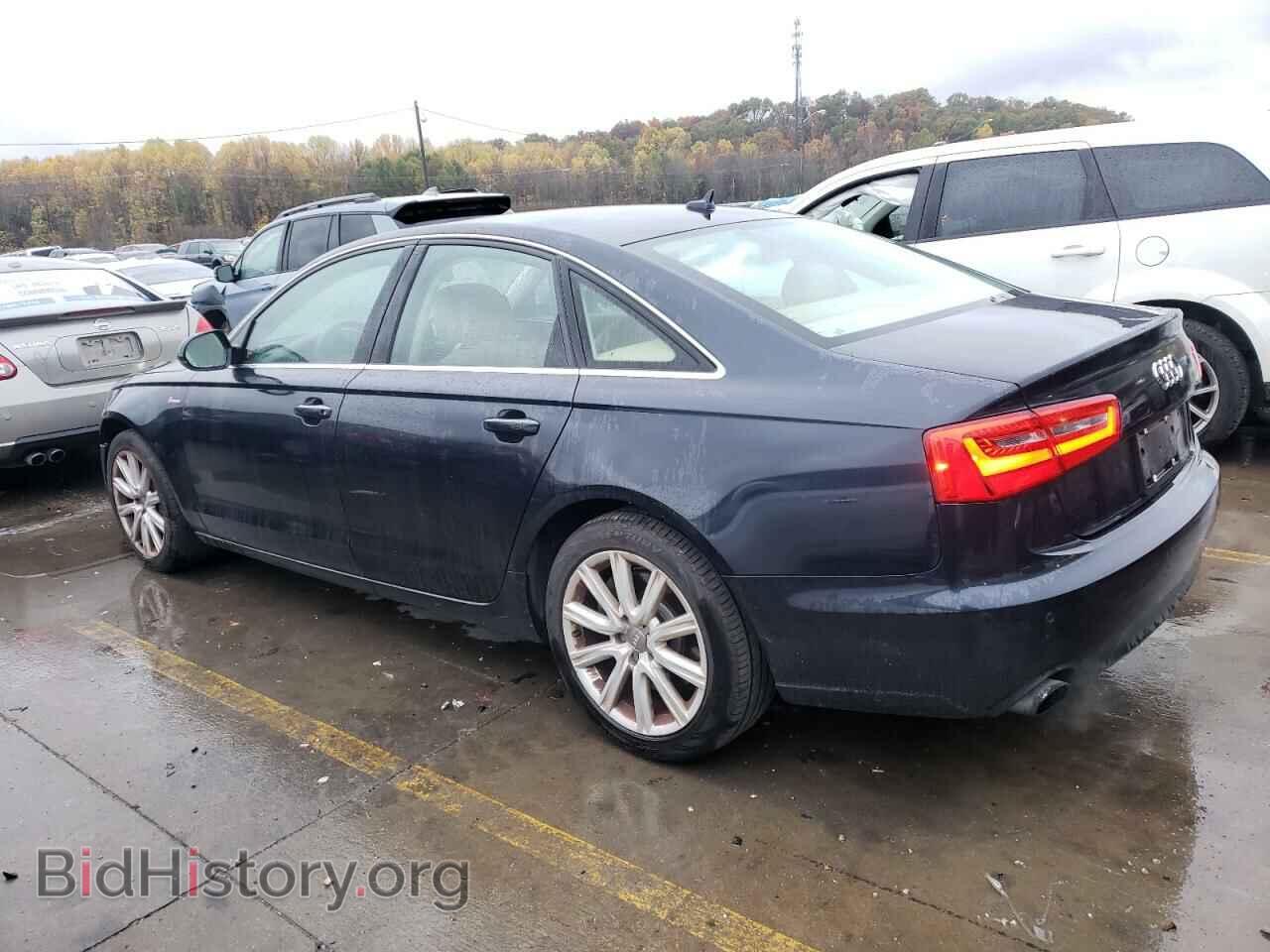 2013 AUDI A6 - VIN: WAUGGAFC3DN096746 - Фото 2