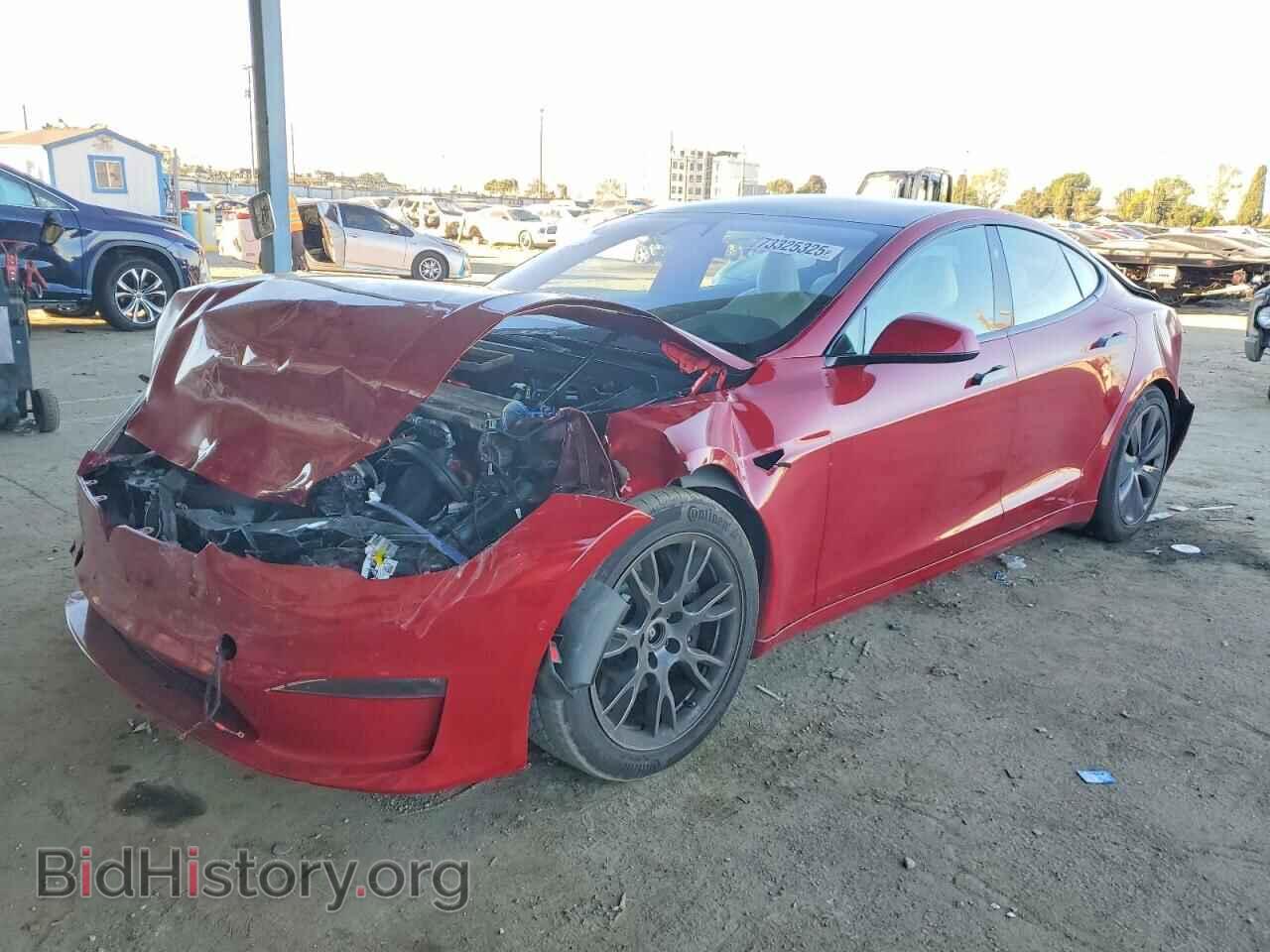 Photo 5YJSA1E52NF471849 - TESLA MODEL S 2022
