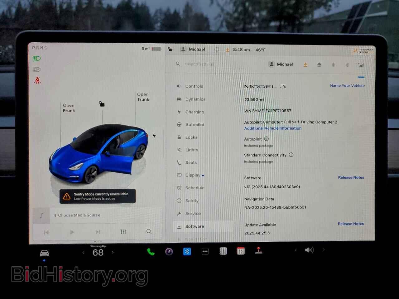 2023 TESLA MODEL 3 - VIN: 5YJ3E1EA1PF710557 - Фото 9