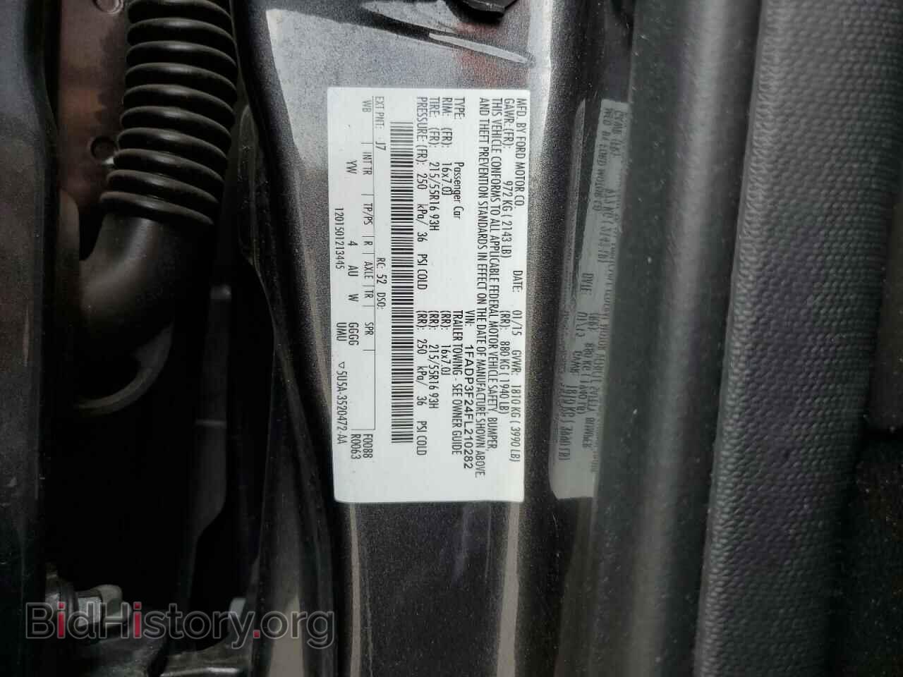 2015 FORD FOCUS - VIN: 1FADP3F24FL210282 - Фото 12