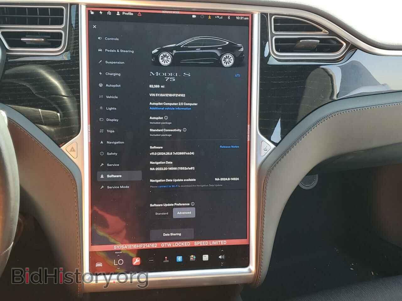 2017 TESLA MODEL S - VIN: 5YJSA1E16HF214162 - Photo 9